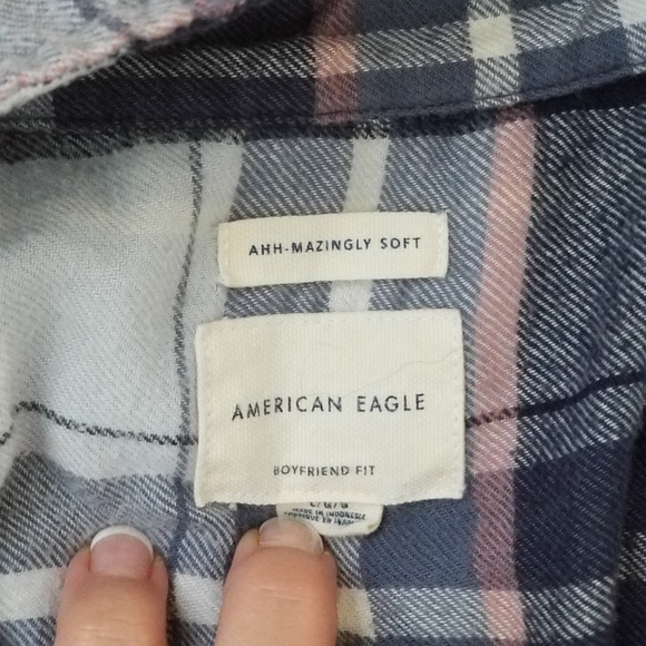American Eagle boyfriend Flannel - Picture 3 of 6